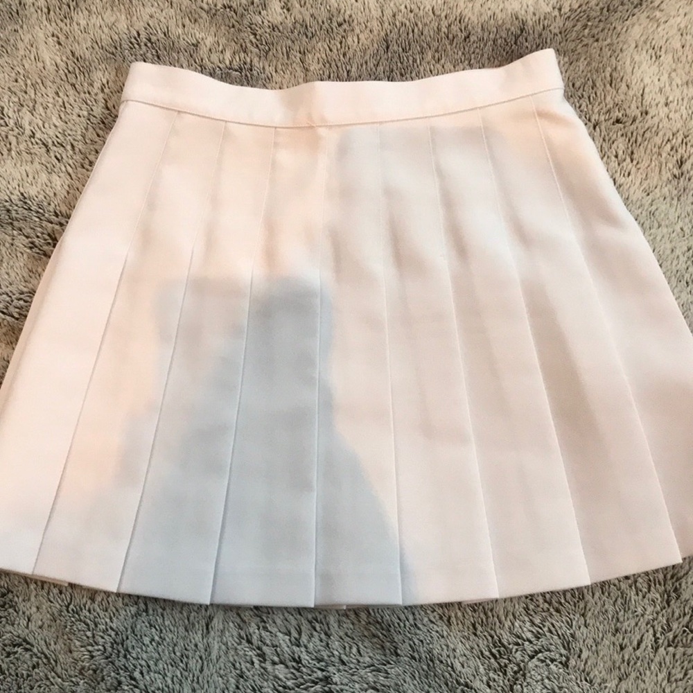 White american apparel tennis skirt